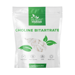 Raw Powders Choline Bitartrate 120 kaps. 