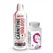 Amix™ Carnitine 100.000 1000ml + MaxxWin Thermaxx Fat Burner 90 kaps.