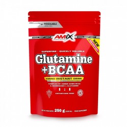 Amix Amix Glutamine + BCAA powder (amino rūgštys) 250g DOYPACK 