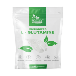 RAW Powders Micronized L-Glutamine 250g 