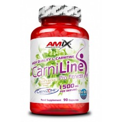 Amix CarniLine (Karnitinas + juodųjų pipirų ekstraktas) 1500 mg 90 kaps 