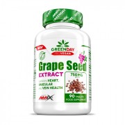Amix GreenDay® Grape Seed Extract (Vynuogių sėklų ekstraktas) 90 tabl.
