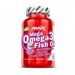 Amix Mega Omega Fish Oil 90 kapsulių 