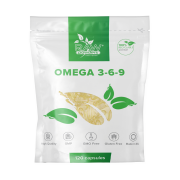 Raw Powders Omega 3-6-9  (omega riebiosios rūgštys) 120 kapsulių