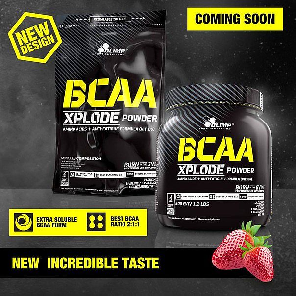 olimp bcaa xplode 500 g bcaa aminorugstys